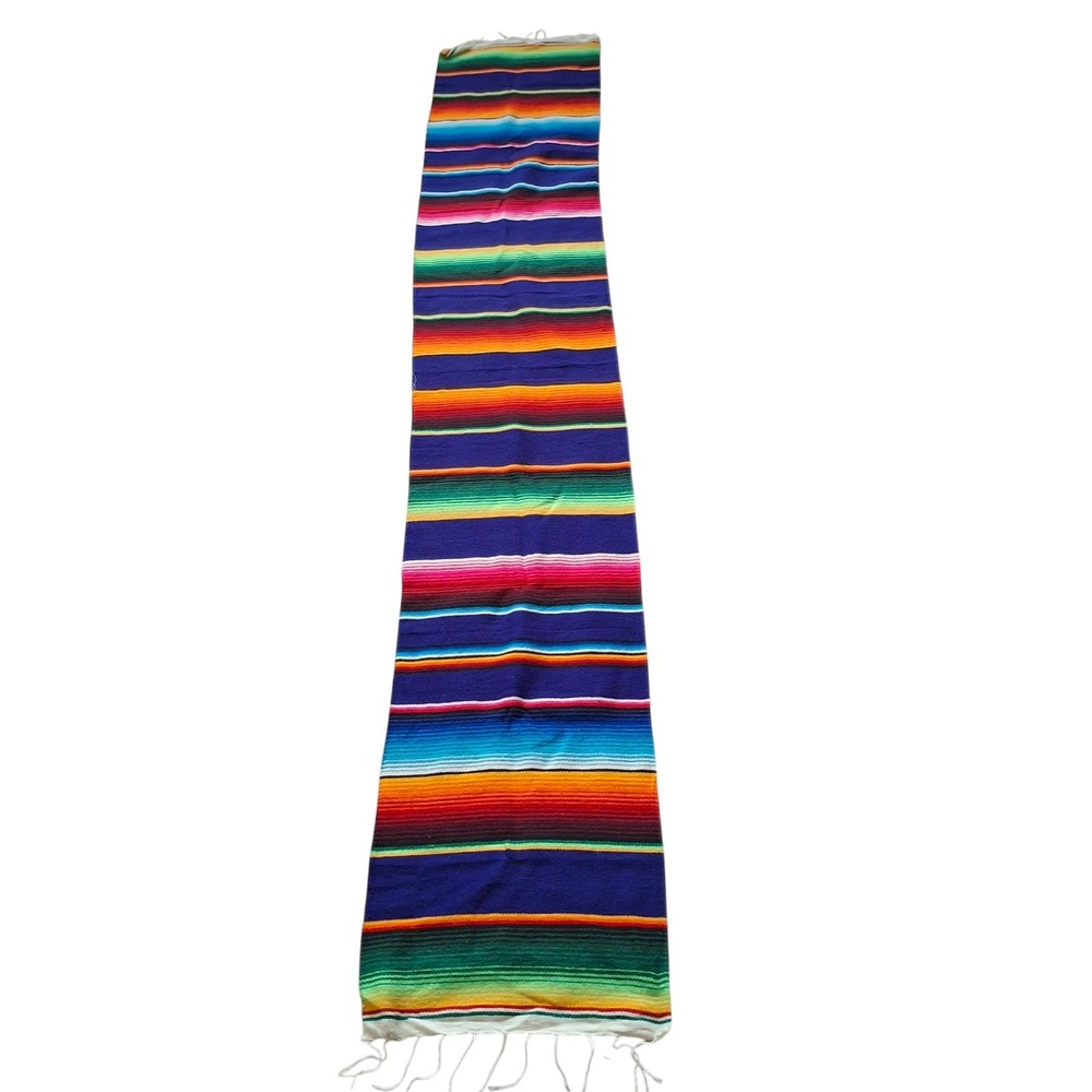Mexican Sarape Table Runner 81" X 14"‎ XL Saltillo Fiesta Serape Folkore Pueblo